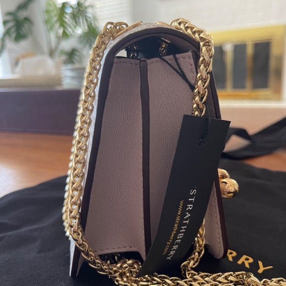 Strathberry East/West Mini Leather Crossbody Bag - Picture 6 of 9